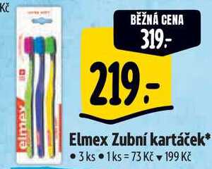 Elmex Zubní kartáček, 3 ks 