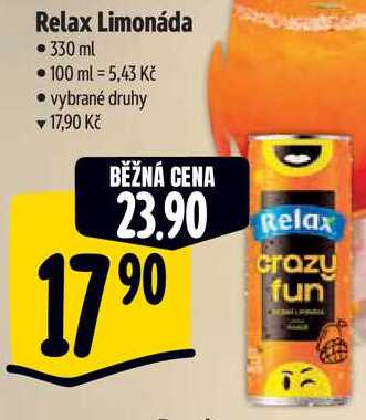 Relax Limonáda, 330 ml 