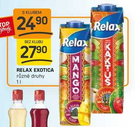 RELAX EXOTICA různé druhy 1l