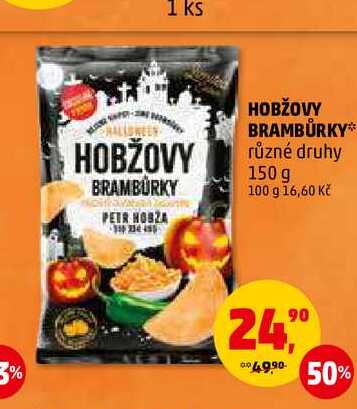 HOBŽOVY BRAMBŮRKY, 150 g