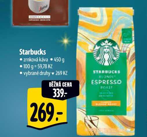 Starbucks  zrnková káva 450 g 