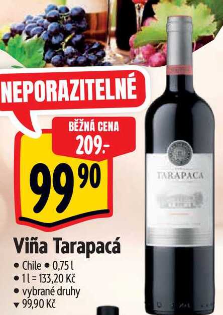 Viña Tarapacá  0,75l