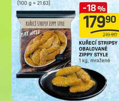 KUŘECÍ STRIPSY OBALOVANÉ ZIPPY STYLE 1 kg