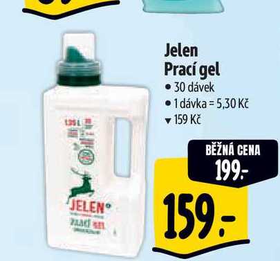  Jelen Prací gel • 30 dávek  