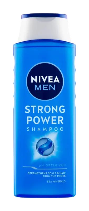 NIVEA Men Šampon pro muže Strong Power, 400 ml