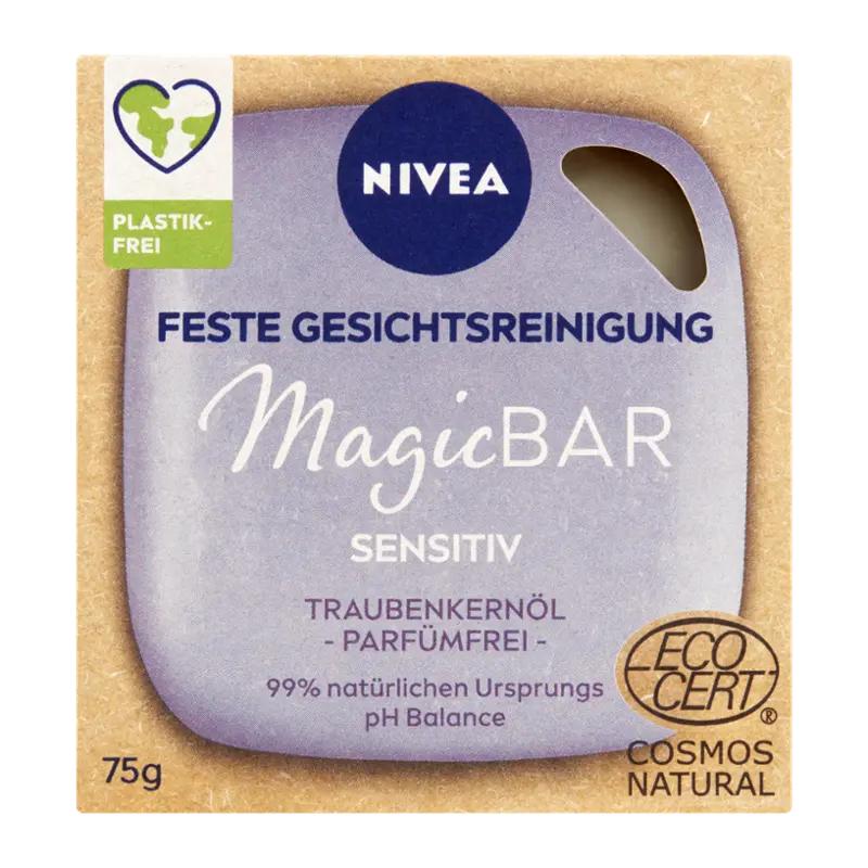 NIVEA Čisticí pleťové mýdlo Magic bar Sensitive, 75 g