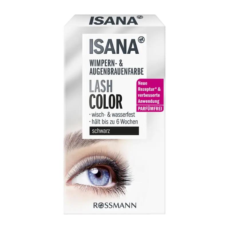 ISANA Barva na řasy a obočí černá, 1 ks