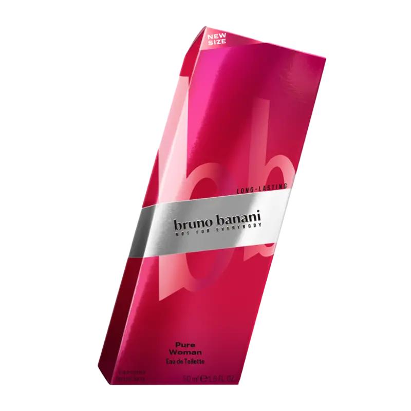 Bruno Banani Pure Woman toaletní voda pro ženy, 50 ml