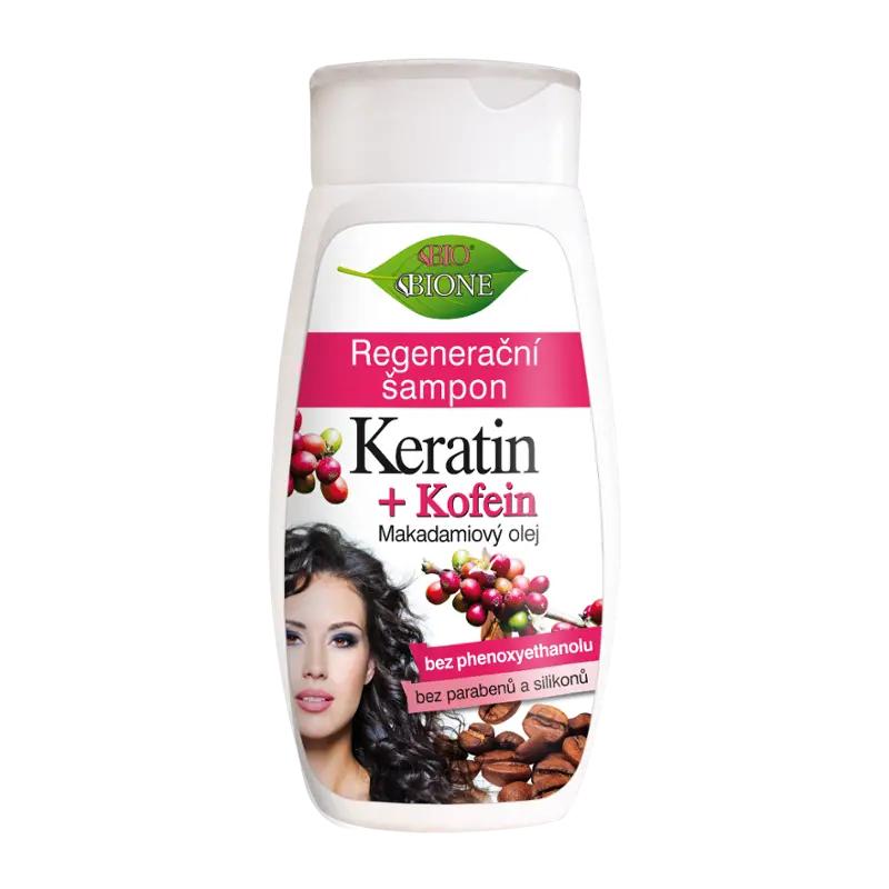 Bio Bione Šampon Keratin + Kofein, 260 ml