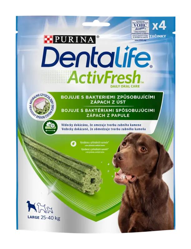 PURINA Dentalife ActivFresh žvýkací tyčinka Large, 142 g