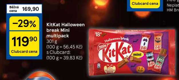 KitKat Halloween break Mini multipack, 301 g