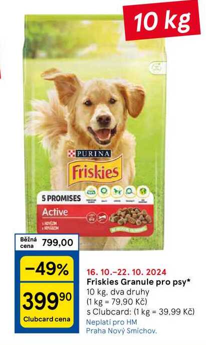 Friskies Granule pro psy, 10 kg