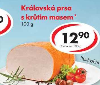 Královská prsa s krůtím masem, 100 g