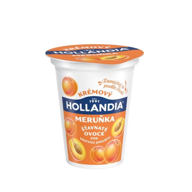 Hollandia Jogurt krémový meruňka