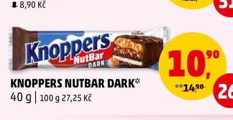 KNOPPERS NUTBAR DARK, 40 g