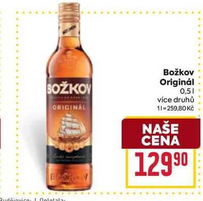 Božkov Originál 0,5l