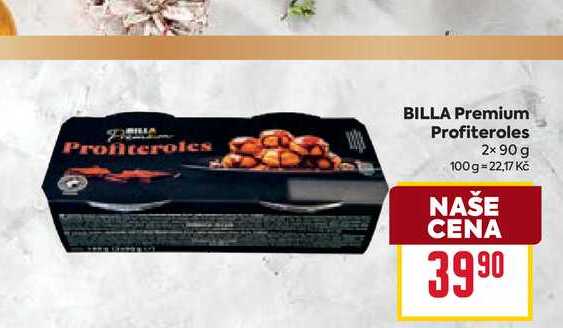 BILLA Premium Profiteroles 2x 90 g