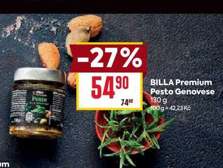 BILLA Premium Pesto Genovese 130 g