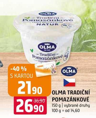 Olma Tradiční pomazánkové 150g