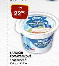 Tradiční pomazánkové natur 150g