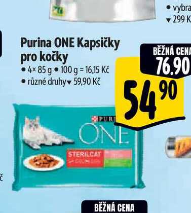   Purina ONE Kapsičky pro kočky 4x85 g 