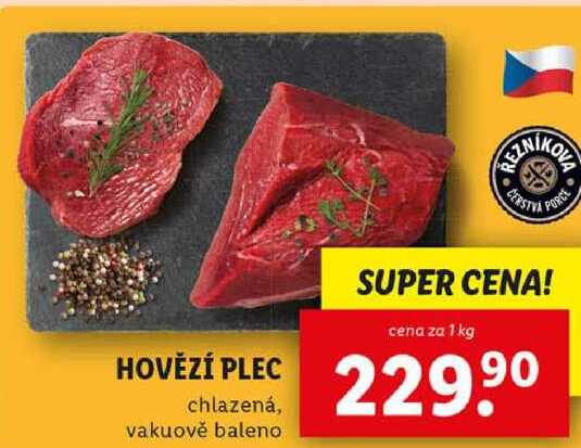 HOVĚZÍ PLEC, cena za 1 kg