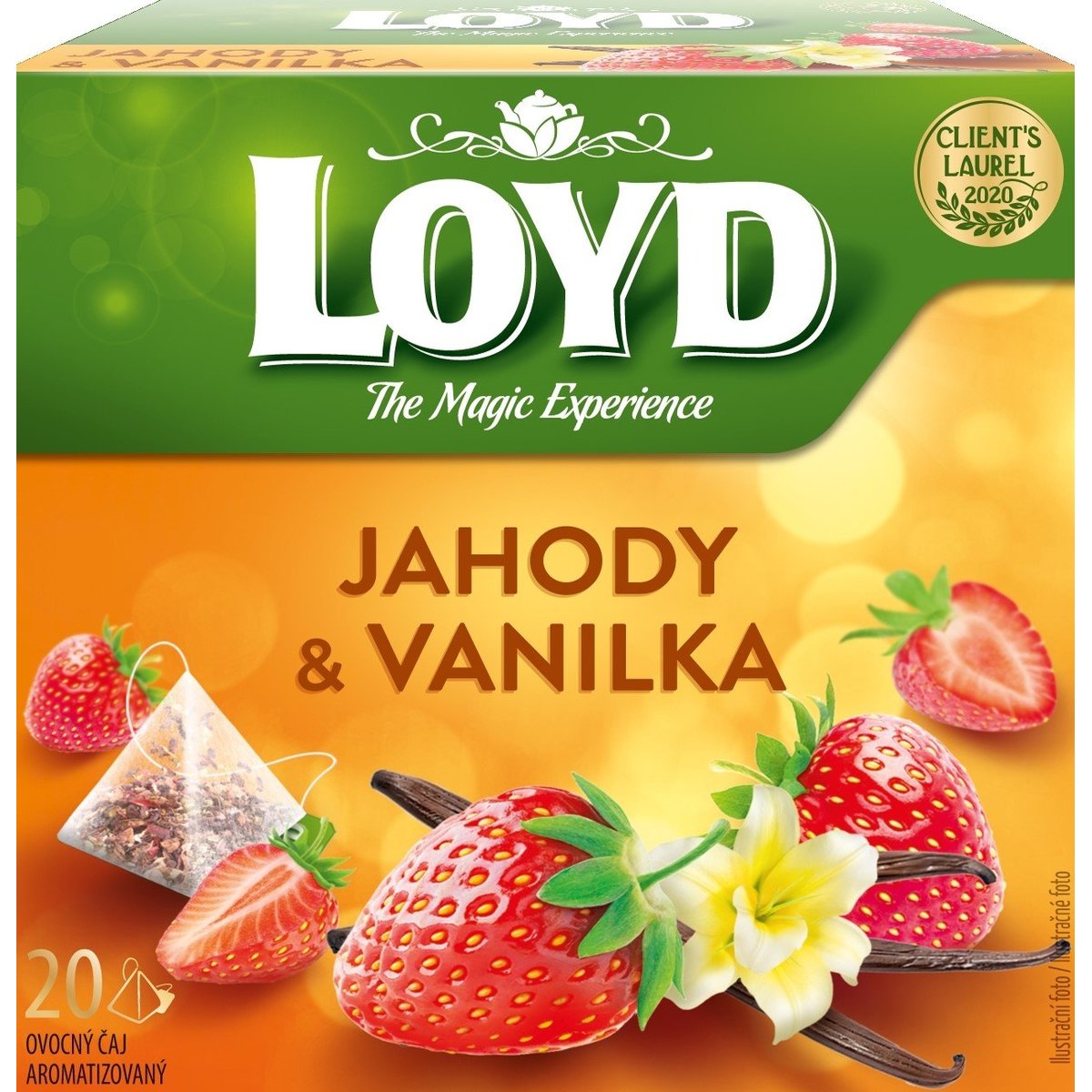 Loyd Pyramida jahody a vanilka