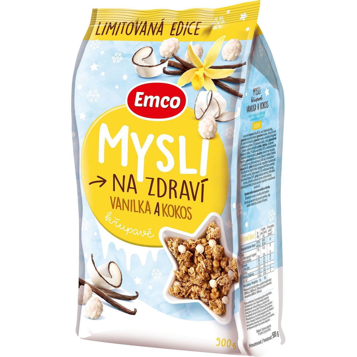 Emco Mysli vanilka a kokos zimní limitovaná edice