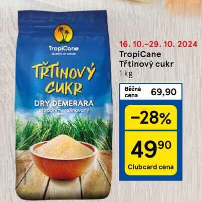 TropiCane Třtinový cukr, 1 kg 