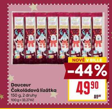 Douceur Čokoládová lízátka 150 g