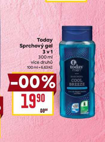 Today Sprchový gel 3v1 300 ml 