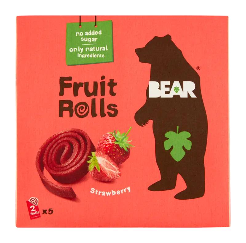 Bear Fruit Rolls jahoda ovocné rolované plátky, 100 g