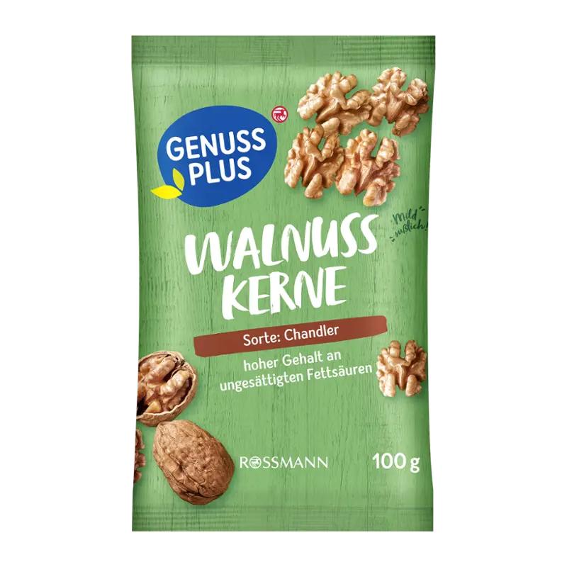 GENUSS PLUS Jádra vlašských ořechů, 100 g