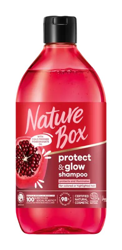 Nature Box Šampon Protect & Glow Pomegranate Oil, 385 ml