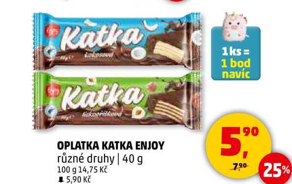 KATKA ENJOY různé druhy, 40 g