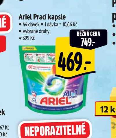  Ariel Prací kapsle • 44 dávek  