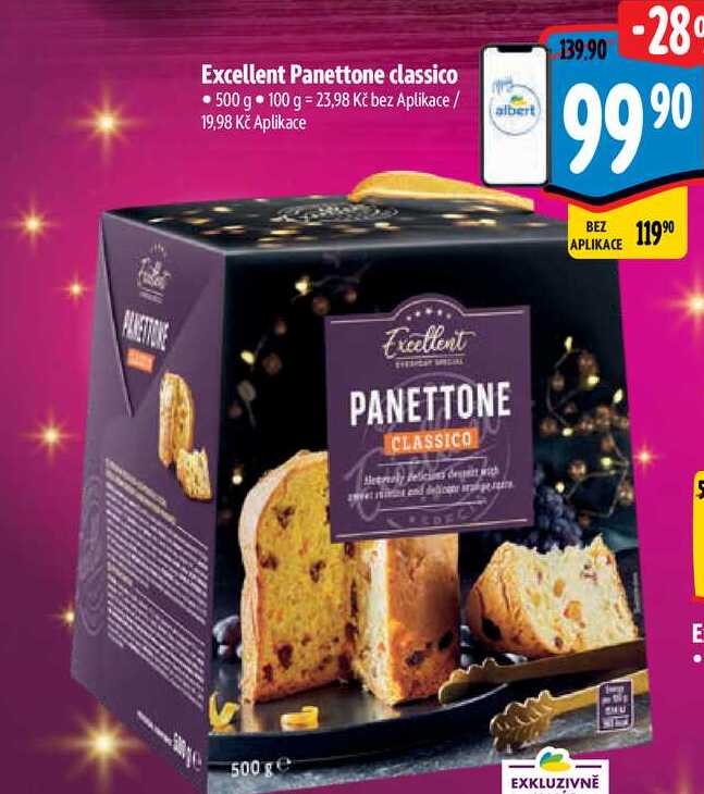  Excellent Panettone classico • 500 g 