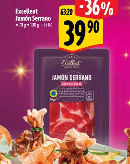 Excellent Jamón Serrano • 70 g 