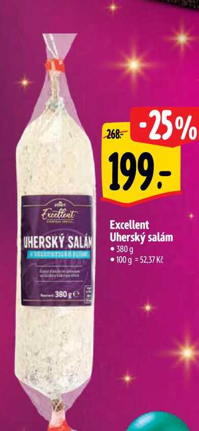   Excellent  Uherský salám • 380 g  