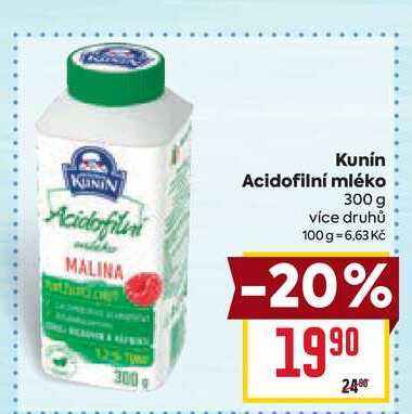 Kunin Acidofilní mléko 300 g 