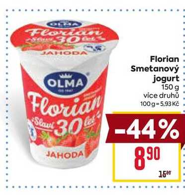 Florian Smetanový jogurt 150 g 