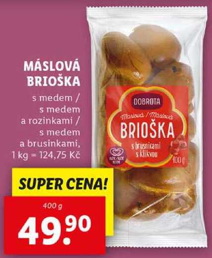 MÁSLOVÁ BRIOŠKA, 400 g