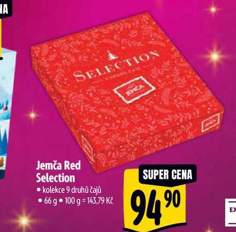   Jemča Red Selection • kolekce 9 druhů čajů 66 g  