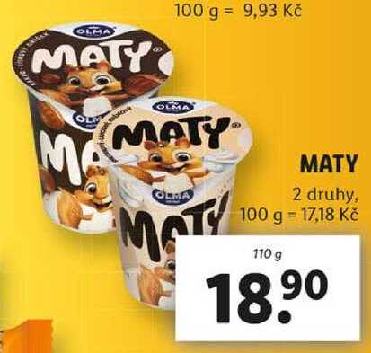 MATY, 110 g