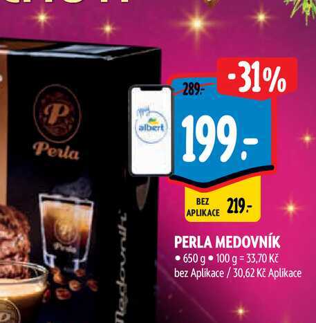   PERLA MEDOVNÍK  650 g 