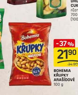 BOHEMIA KŘUPKY ARAŠĺDOVÉ 100 g 