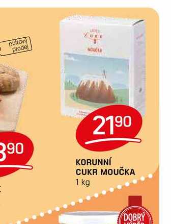 KORUNNÍ CUKR MOUČKA 1 kg  v akci