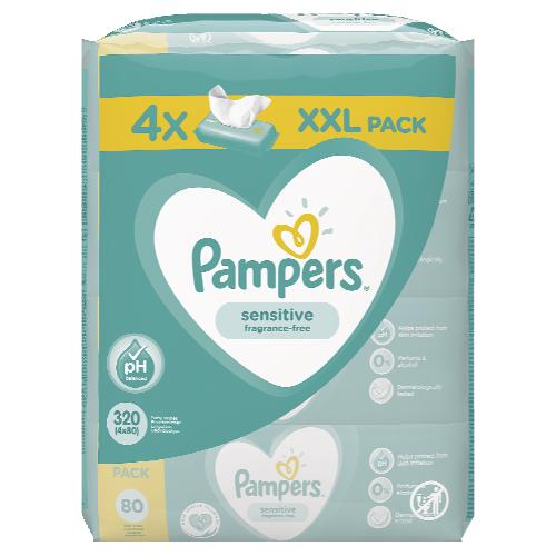 Pampers Sensitive, 320 KS