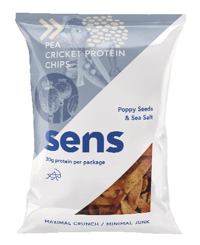 Sens Protein chipsy s cvrččím proteinem, 80 g