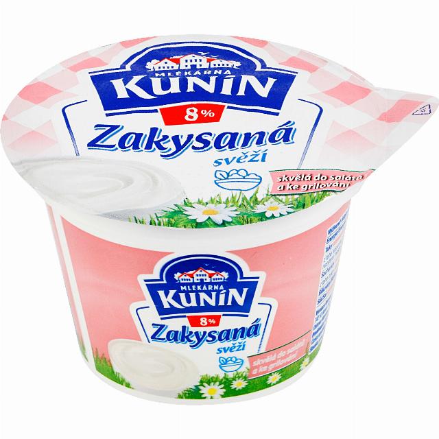 Kunín Zakysaná svěží tuk 8 % v akci